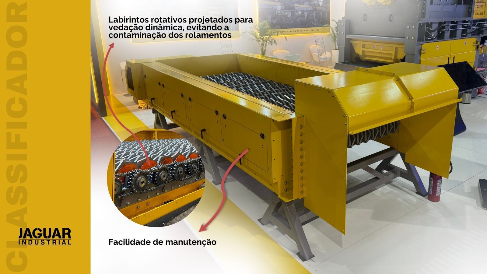 Classificador de Discos em operação