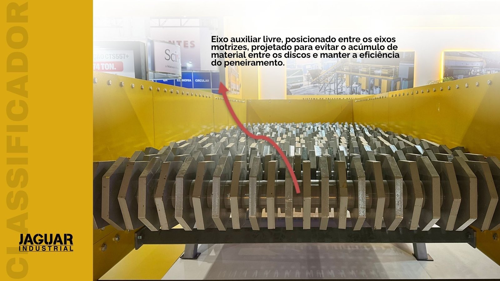 Classificação granulométrica de sucata